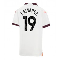 Manchester City Julian Alvarez #19 Vonkajší futbalový dres 2023-24 Krátky Rukáv